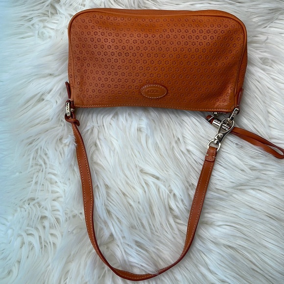 Tod’s Orange Leather Mini Handbag - Picture 3 of 15